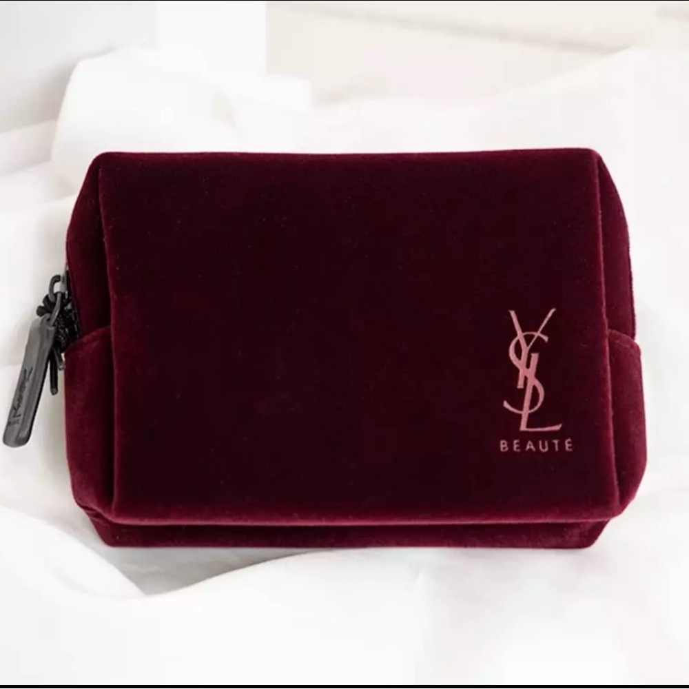 YSL Red Makeup pouch Cosmetic bag from YSL Beauty